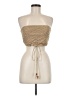Shein Tan Sleeveless Blouse Size 6 - photo 1