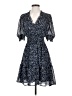 Gibson Look 100% Polyester Floral Blue Cocktail Dress Size XS - photo 1