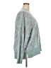 Torrid Floral Teal Pullover Sweater Size 3X Plus (3) - photo 4