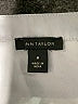 Ann Taylor 100% Polyester Gray 3/4 Sleeve Blouse Size M - photo 7