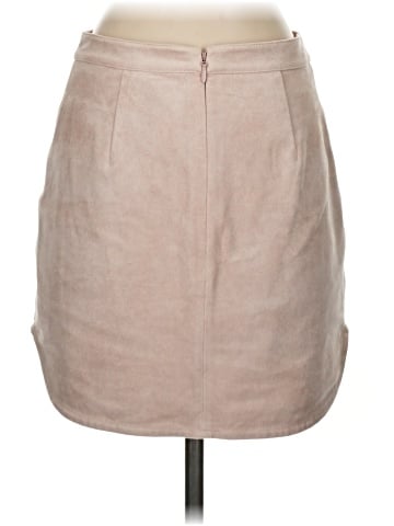 BCBGMAXAZRIA Faux Leather Skirt (view 2)