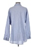 Topshop Solid Blue Long Sleeve Button-Down Shirt Size 4 - photo 2