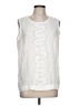 Assorted Brands 100% Linen Ivory Sleeveless Blouse Size L (estimated) - photo 1