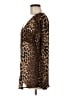 Millau 100% Polyester Animal Print Brown Long Sleeve Blouse Size M - photo 5