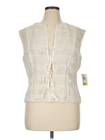 Anne Klein Sleeveless Blouse (view 1)