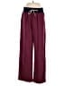 Assorted Brands Color Block Burgundy Casual Pants Size M - photo 1