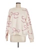 Altar'd State Hearts Ivory Pullover Sweater Size M - photo 1