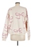 Altar'd State Hearts Ivory Pullover Sweater Size M - photo 2