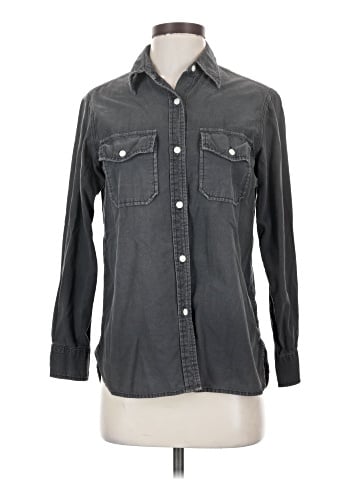 Current/Elliott Long Sleeve Button-Down Shirt (view 1)