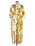 ASOS 100% Polyester Yellow Jumpsuit Size 16 - photo 2