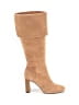 Something Navy Tan Boots Size 7 - photo 1