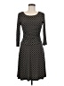 En Focus Studio Argyle Blue Black Casual Dress Size 8 - photo 1