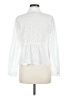 Industry 100% Cotton Polka Dots White Long Sleeve Blouse Size M - photo 2