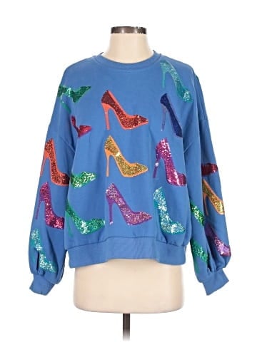 Queen of Sparkles Pullover Sweater (view 1)