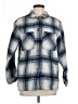 Time and Tru Plaid Blue Denim Jacket Size L - photo 1