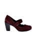 Clarks 100% Leather Burgundy Heels Size 8 - photo 1