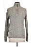 Oscar De La Renta Tweed Silver Tan Pullover Sweater Size L - photo 1