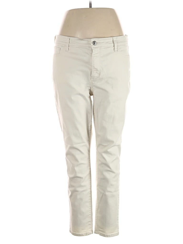 Pre-owned St. John's Bay Khaki Pant In Ivory