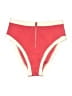 Gigi C Color Block Red Swimsuit Bottoms Size M - photo 1