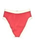 Gigi C Color Block Red Swimsuit Bottoms Size M - photo 2