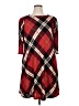 JH Plaid Red Casual Dress Size 1X - photo 1