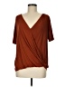 Left Coast by Dolan Brown Short Sleeve Top Size M - photo 1