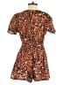 By Anthropologie Animal Print Brown Romper Size XXS (petite) - photo 2