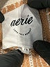 Aerie 100% Polyester Tan Pullover Sweater Size L - photo 7