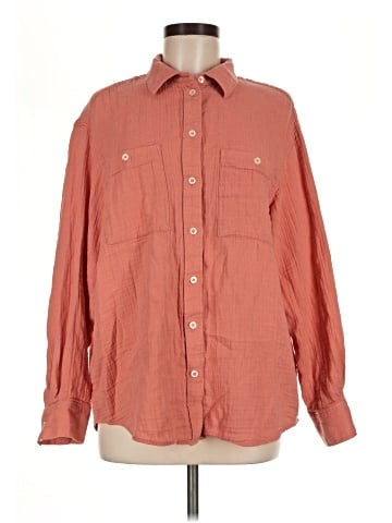 Gap Long Sleeve Button-Down Shirt (view 1)