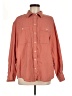 Gap 100% Cotton Houndstooth Orange Long Sleeve Button-Down Shirt Size M - photo 1
