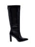 Paige 100% Leather Black Boots Size 8 1/2 - photo 1