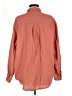 Gap 100% Cotton Houndstooth Orange Long Sleeve Button-Down Shirt Size M - photo 2