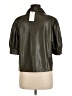 Sundays 100% Polyurethane Green 3/4 Sleeve Button-Down Shirt Size Med (2) - photo 2
