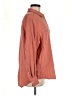 Gap 100% Cotton Houndstooth Orange Long Sleeve Button-Down Shirt Size M - photo 4