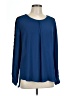Ro & De 100% Polyester Blue Long Sleeve Blouse Size L - photo 1
