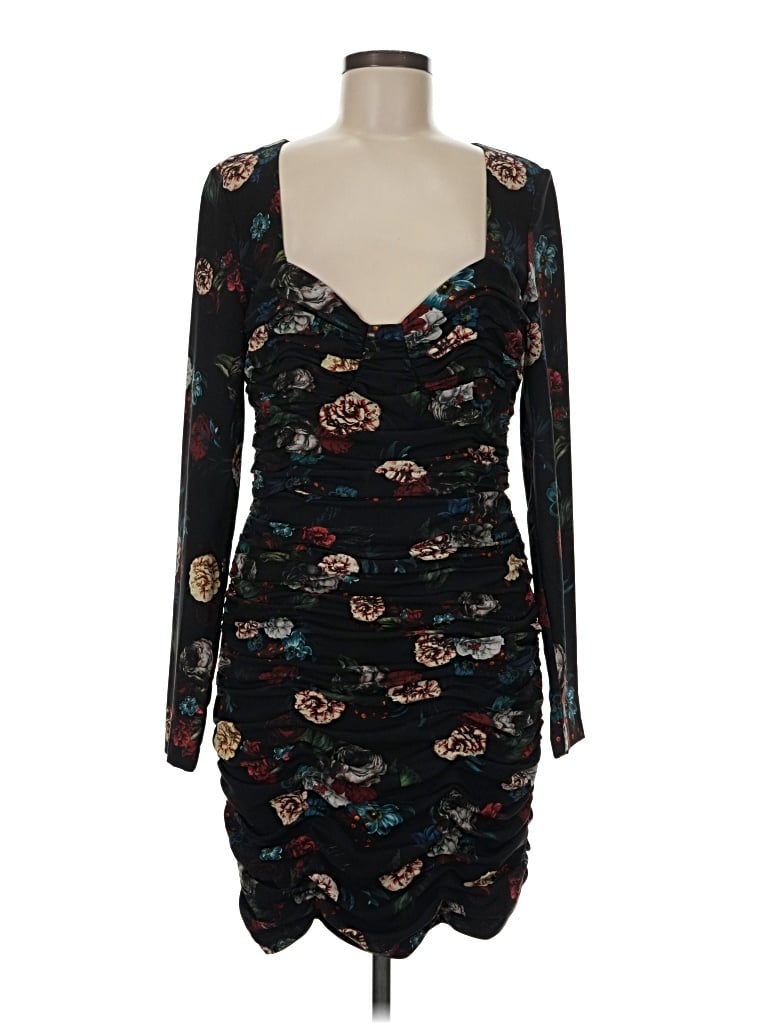 Pre-owned Slate & Willow Cocktail Dress In Black