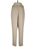 Ann Taylor LOFT 100% Polyester Solid Tan Casual Pants Size L - photo 2