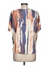 Keren Hart Tan Short Sleeve Blouse Size L - photo 2