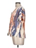 Keren Hart Tan Short Sleeve Blouse Size L - photo 5