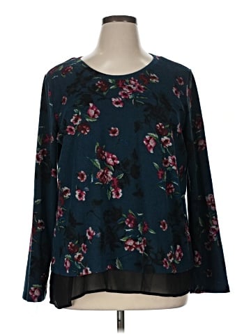 Bobeau Long Sleeve Blouse (view 1)