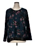 Bobeau Teal Long Sleeve Blouse Size XL - photo 1