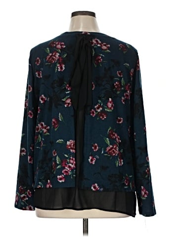 Bobeau Long Sleeve Blouse (view 2)