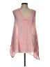 NY Collection Pink Sleeveless Blouse Size L - photo 1