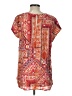 Rose & Thyme 100% Rayon Orange Short Sleeve Blouse Size L - photo 2