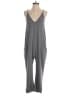 Target Solid Gray Jumpsuit Size S - photo 1
