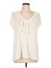 Ruby Ribbon Ivory Sleeveless T-Shirt Size L - photo 1