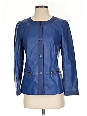 Lafayette 148 New York Leather Jacket (view 1)
