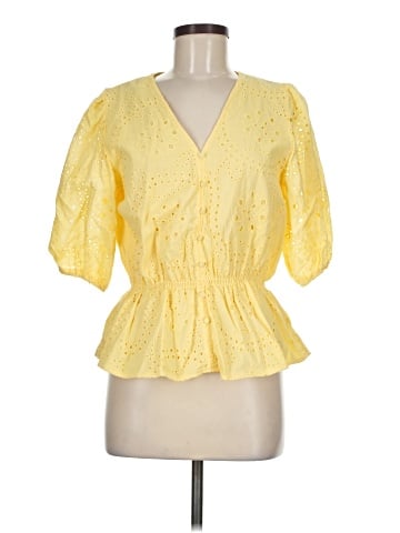 Indigo Rose 3/4 Sleeve Blouse (view 1)