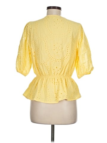 Indigo Rose 3/4 Sleeve Blouse (view 2)