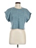 Shein Blue Short Sleeve Top Size 8 - 10 - photo 1